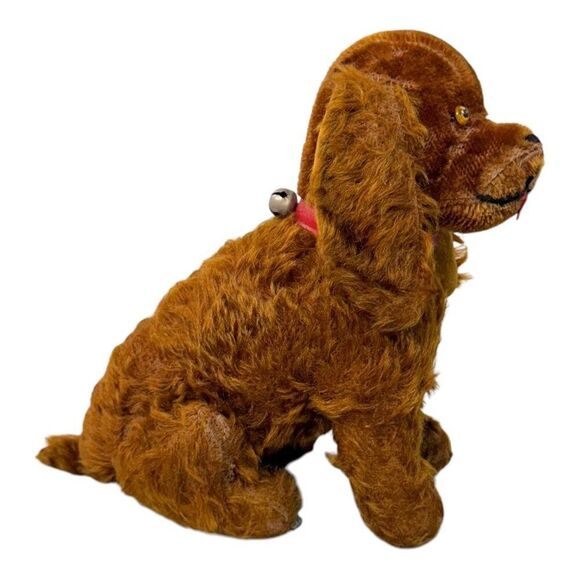 Antique Knickerbocker, "Animals Of Distinction", Mohair Cocker Spaniel 11" Rare - Picture 4 of 6